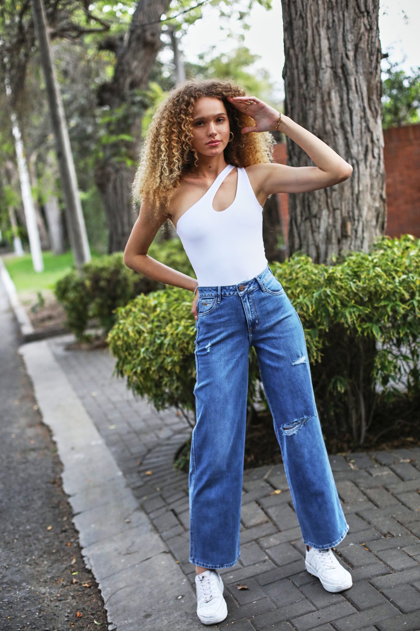 BAGGY FIT DENIM F CELESTE