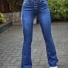 FLARE FIT CUATRO BOTONES NINA AZUL